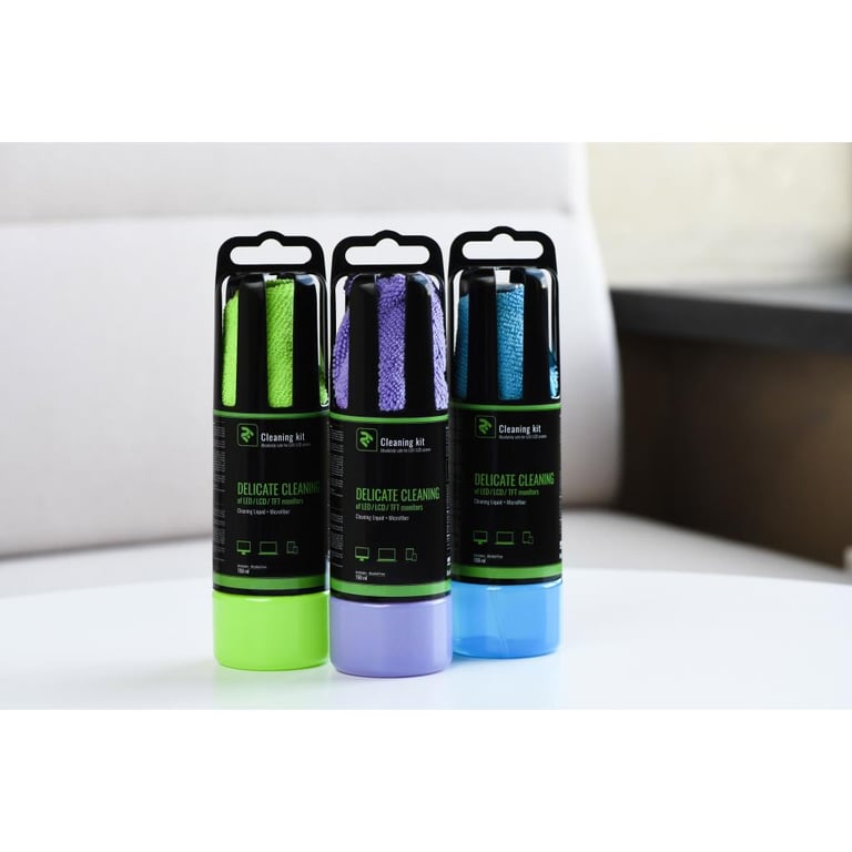 Спрей для очищення 2E 150ml Liquid для LED/LCD +Microfibre21см, Green (2E-SK150GR) - фото 4