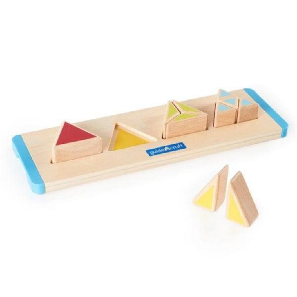 Розвиваюча іграшка Guidecraft Сортер Manipulatives Трикутники (G6745) - фото 2 Розвиваюча іграшка Guidecraft Сортер Manipulatives Трикутники (G6745) - фото 2