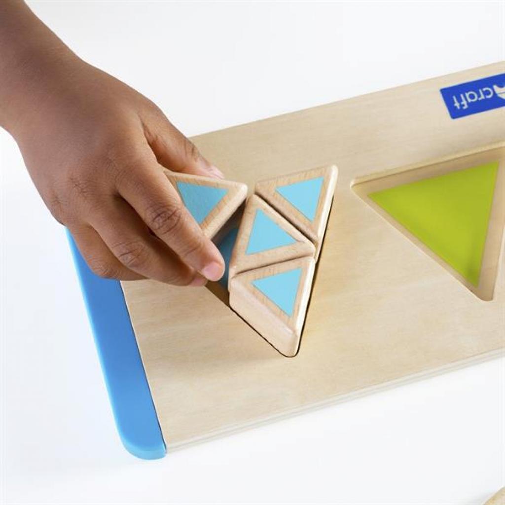 Розвиваюча іграшка Guidecraft Сортер Manipulatives Трикутники (G6745) - фото 4 Розвиваюча іграшка Guidecraft Сортер Manipulatives Трикутники (G6745) - фото 4
