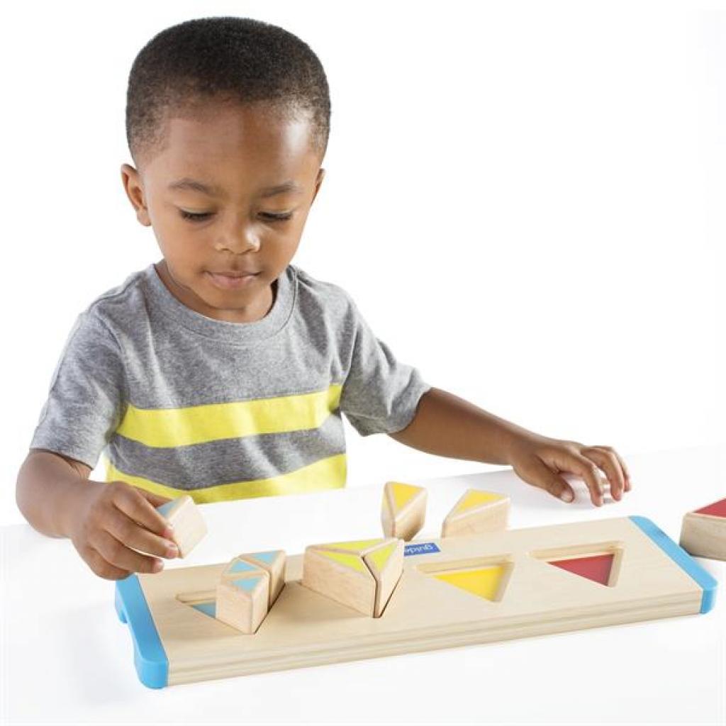 Розвиваюча іграшка Guidecraft Сортер Manipulatives Трикутники (G6745) - фото 5 Розвиваюча іграшка Guidecraft Сортер Manipulatives Трикутники (G6745) - фото 5