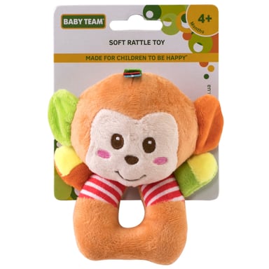 Брязкальце Baby Team м'яке Мавпочка (8501_Обезьянка) - фото 1