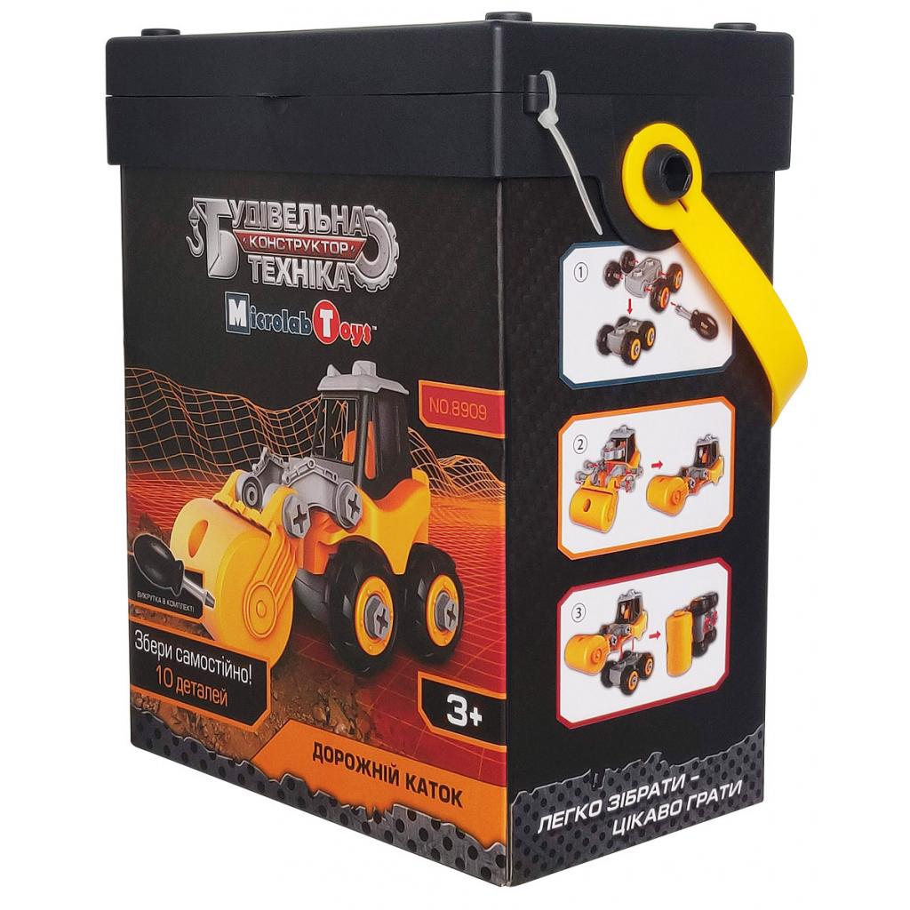 Конструктор Microlab Toys Будівельна техніка - дорожній каток (MT8909) - фото 3 Конструктор Microlab Toys Будівельна техніка - дорожній каток (MT8909) - фото 3
