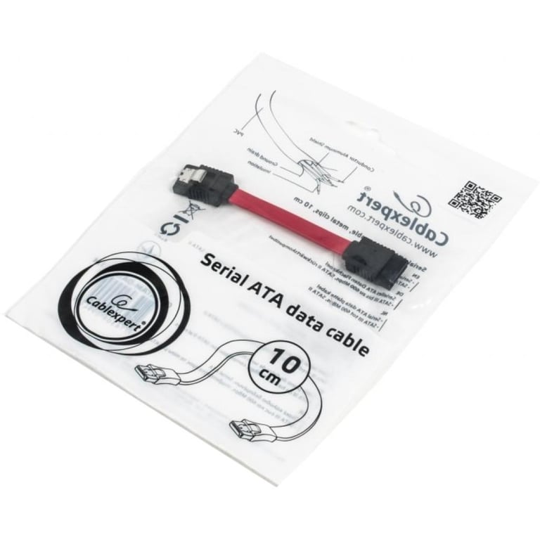 Кабель для передачі даних SATA III 0.1m Cablexpert (CC-SATAM-DATA-0.1M) - фото 2