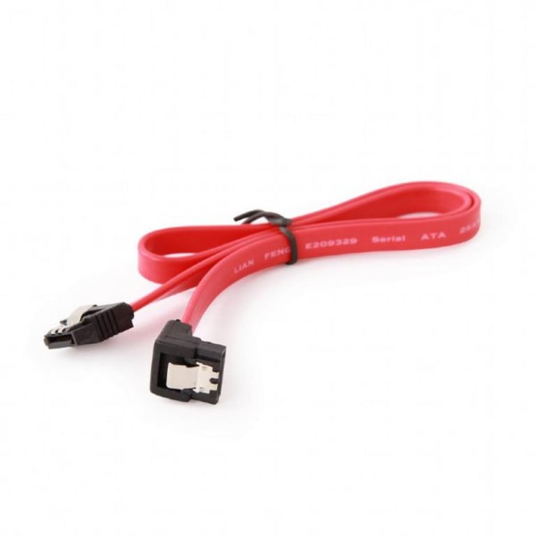Кабель для передачі даних SATA III 0.1m угловой Cablexpert (CC-SATAM-DATA90-0.1M) - фото 2
