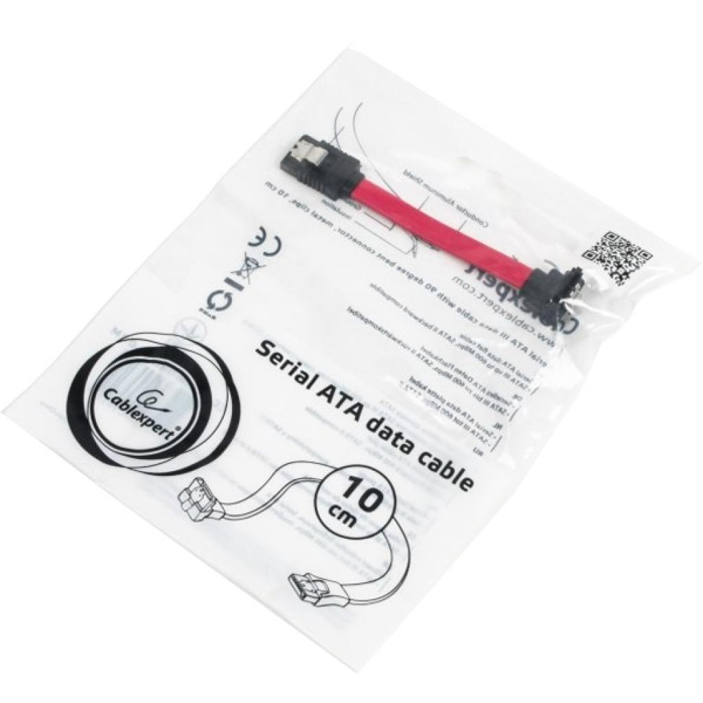 Кабель для передачі даних SATA III 0.1m угловой Cablexpert (CC-SATAM-DATA90-0.1M) - фото 3 Кабель для передачі даних SATA III 0.1m угловой Cablexpert (CC-SATAM-DATA90-0.1M) - фото 3