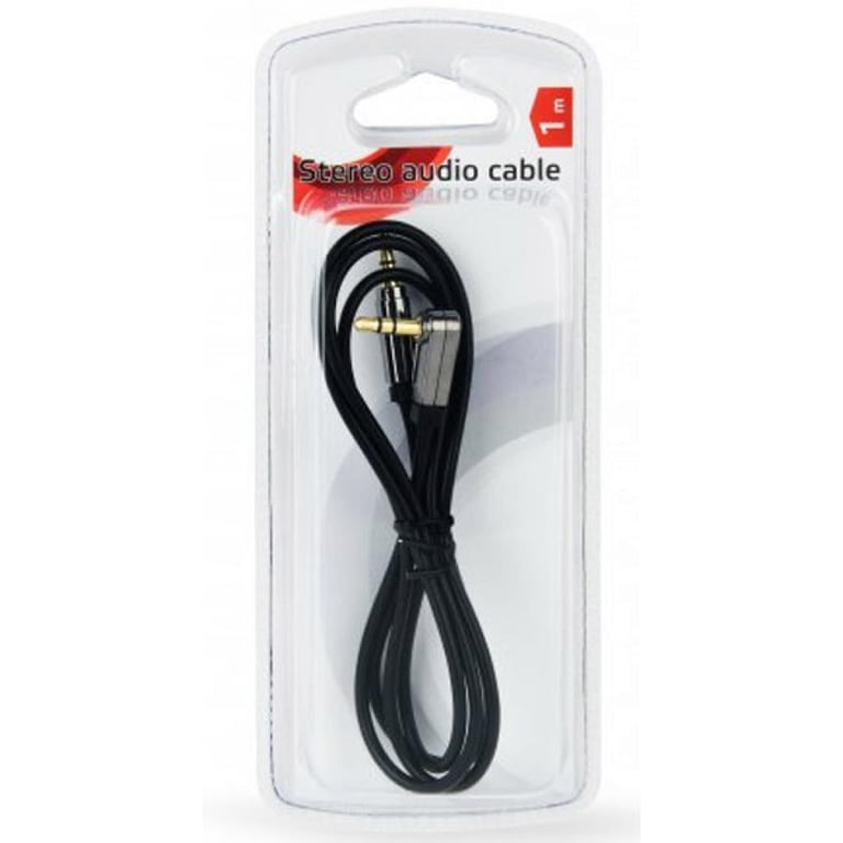 Кабель мультимедійний Jack 3.5mm M to Jack 3.5mm M 1.0m угловой Cablexpert (CCAPB-444L-1M) - фото 2