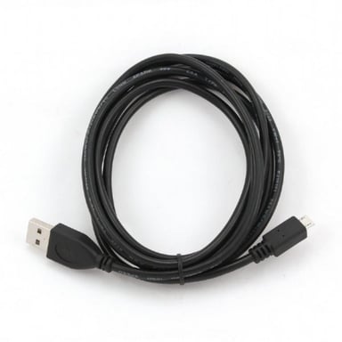 Дата кабель USB 2.0 AM to Micro 5P 0.1m Cablexpert (CCP-mUSB2-AMBM-0.1M) - фото 1