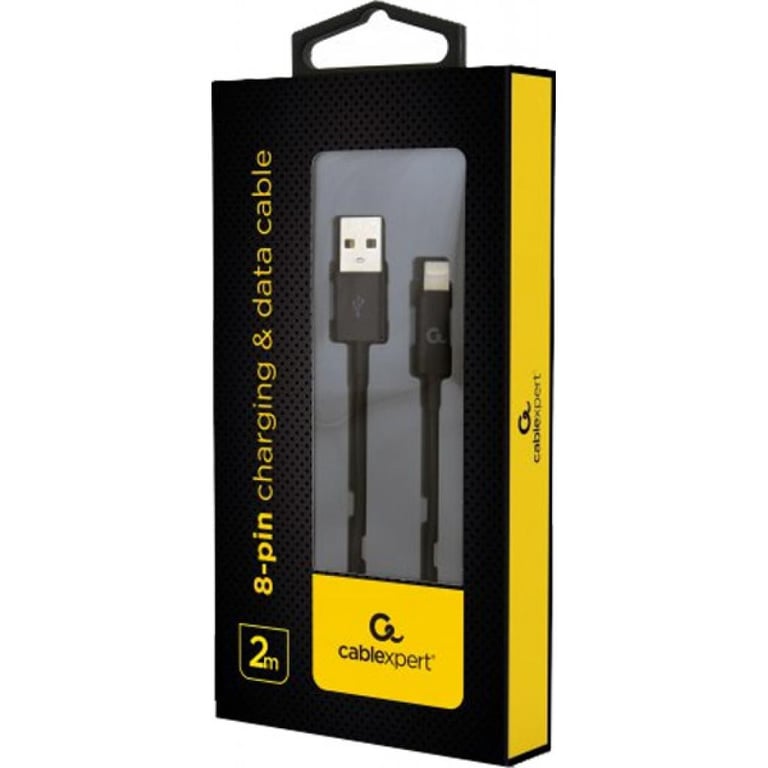 Дата кабель USB 2.0 AM to Lightning 2.0m Cablexpert (CC-USB2P-AMLM-2M) - фото 2