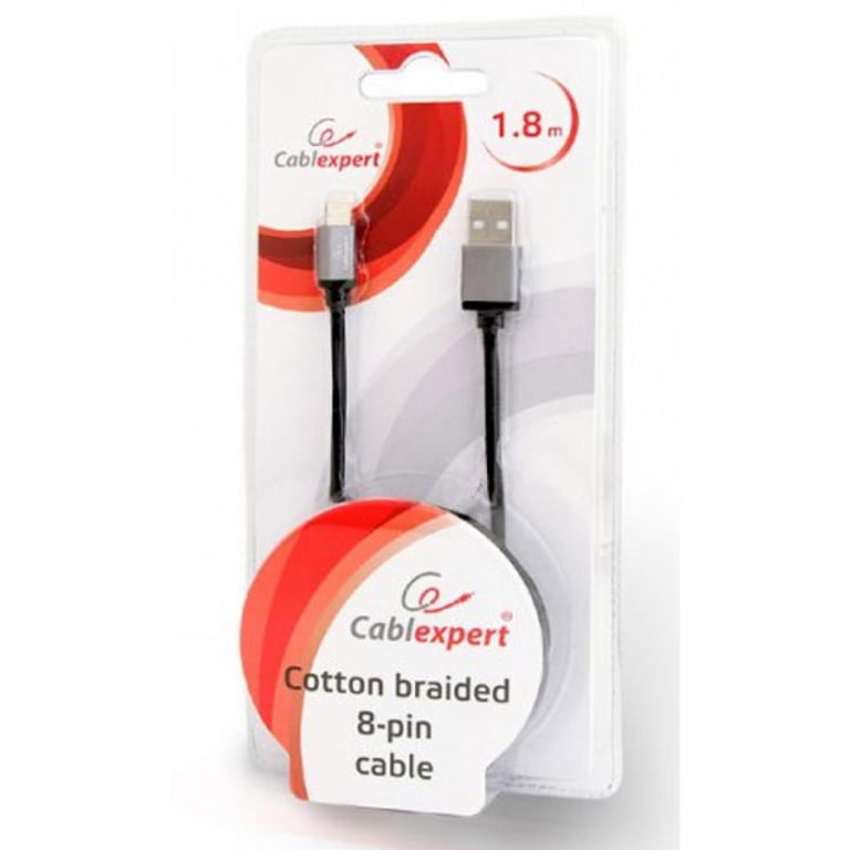 Дата кабель USB 2.0 AM to Lightning 1.8m Cablexpert (CCB-mUSB2B-AMLM-6) - фото 3