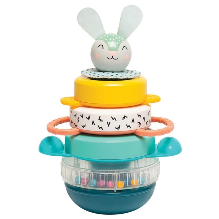 Розвиваюча іграшка Taf Toys пірамідка Кролик колекція Полярне сяйво (12445) - фото 1