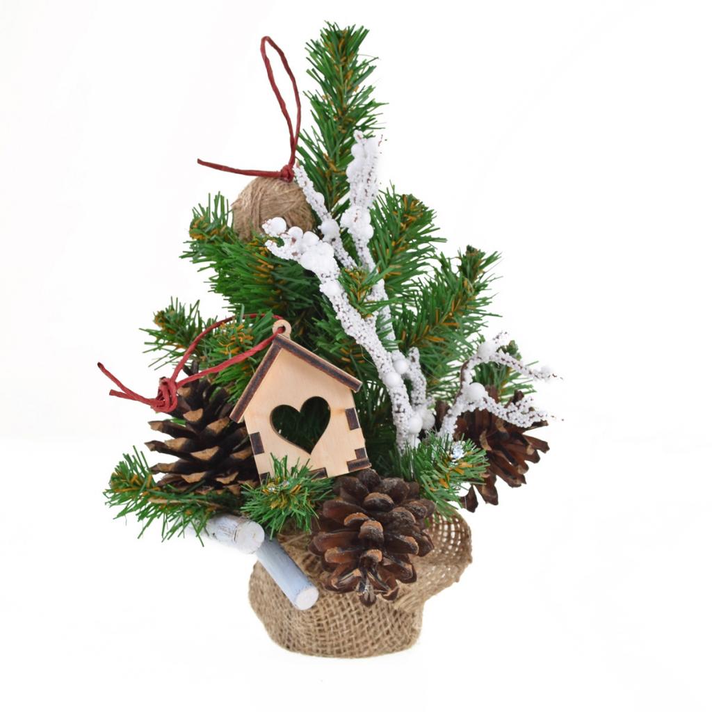 Штучна ялинка YES! Fun з прикрасами Будиночок у лісі 0,25 м (904299) - фото 1 Штучна ялинка YES! Fun з прикрасами Будиночок у лісі 0,25 м (904299) - фото 1