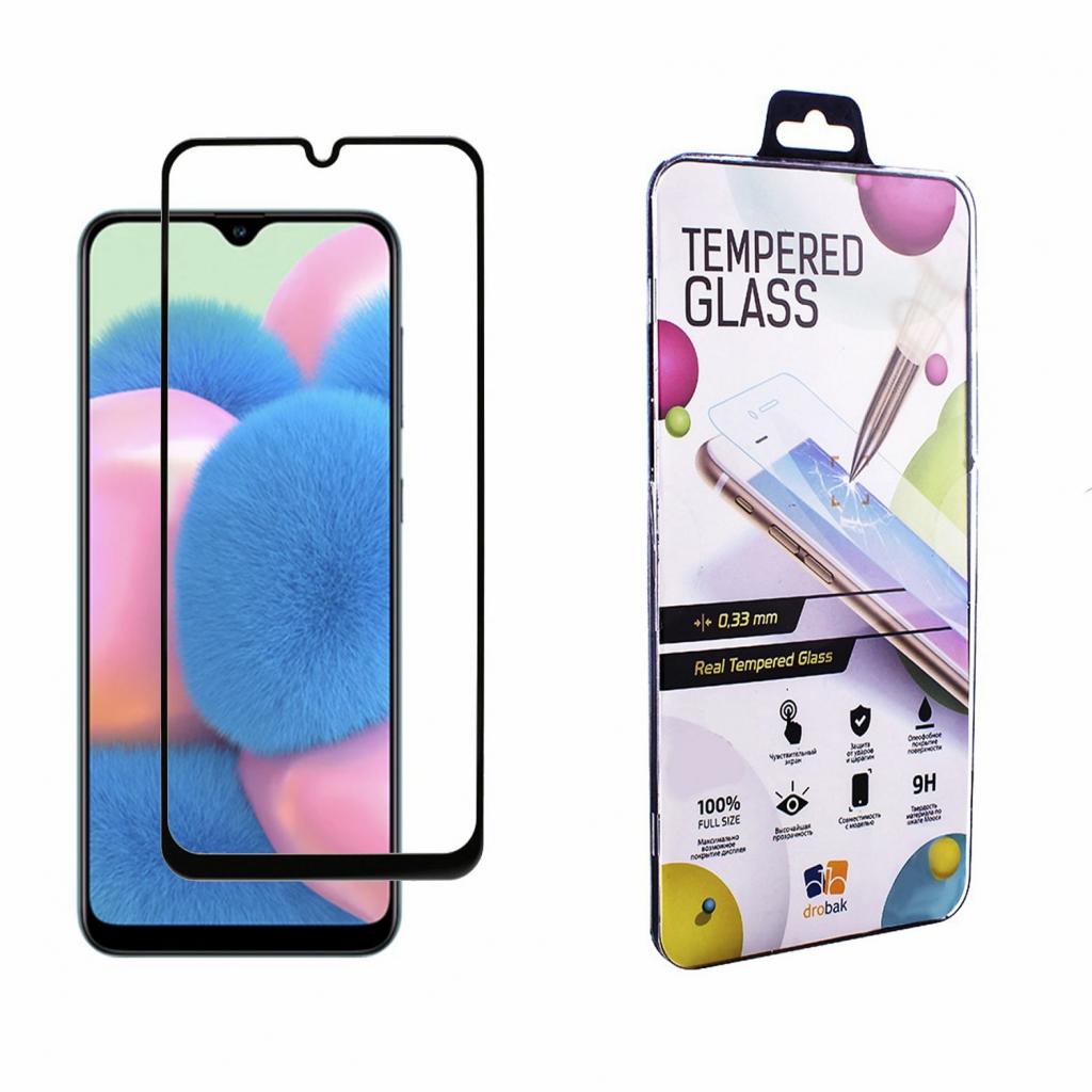 Скло захисне Drobak для Samsung Galaxy A30s (Black) (441623) - фото 1