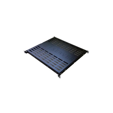 Полка 19" Eserver 1U глибина 450 мм. (PS-1U-450-B) - фото 1