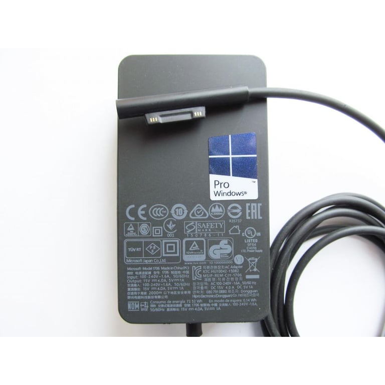 Блок живлення до планшета Microsoft 60W 15В, 4А, разъем special + USB (model 1706 / A40234) - фото 2