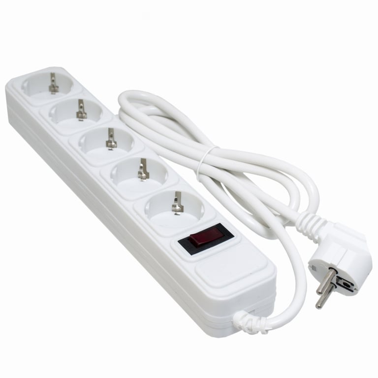 Мережевий фільтр живлення Patron 3m (SP-1053W), 5 розеток White (EXT-PN-SP-1053W) - фото 1