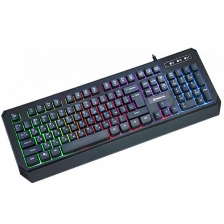 Клавіатура REAL-EL 7001 Comfort Backlit Black - фото 4