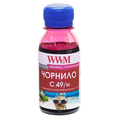 Чорнило WWM Canon GI-490 100г Magenta (C49/M-2) - фото 1