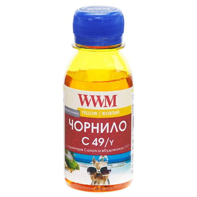 Чорнило WWM Canon GI-490 100г Yellow (C49/Y-2) - фото 1