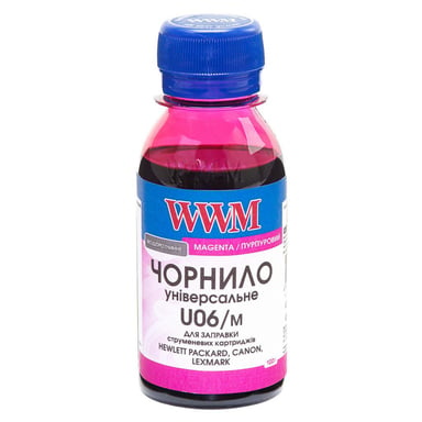 Чорнило WWM Canon/HP/Lexmark 100г Magenta (U06/M-2) - фото 1