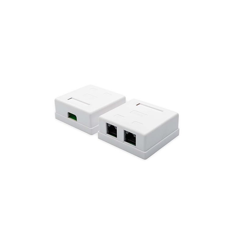 Комп'ютерна розетка Atcom RJ45 x2 UTP cat.6 (60252) - фото 1