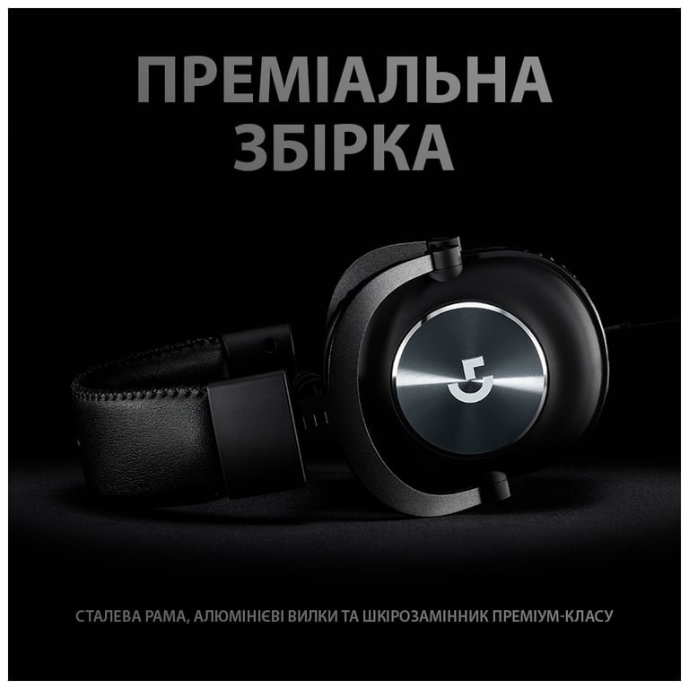 Навушники Logitech G PRO X Gaming Headset Black (981-000818) - фото 4