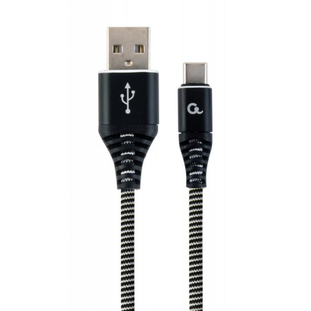 Дата кабель USB 2.0 AM to Type-C 2.0m Cablexpert (CC-USB2B-AMCM-2M-BW) Дата кабель USB 2.0 AM to Type-C 2.0m Cablexpert (CC-USB2B-AMCM-2M-BW)