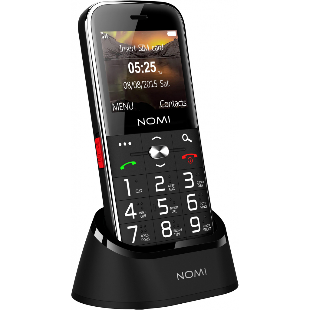 Мобільний телефон Nomi i220 Black - фото 1 Мобільний телефон Nomi i220 Black - фото 1