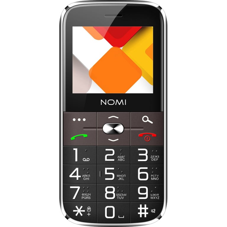 Мобільний телефон Nomi i220 Black - фото 3