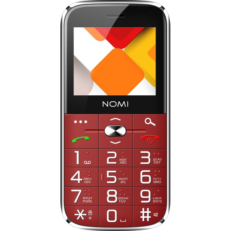 Мобільний телефон Nomi i220 Red - фото 3