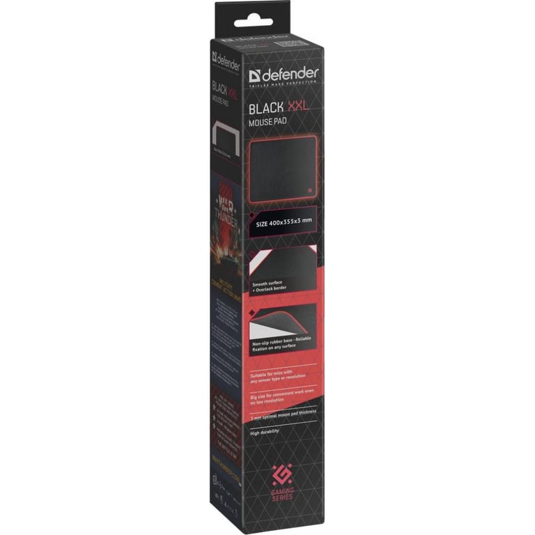 Килимок для мишки Defender XXL Black (50559) - фото 4