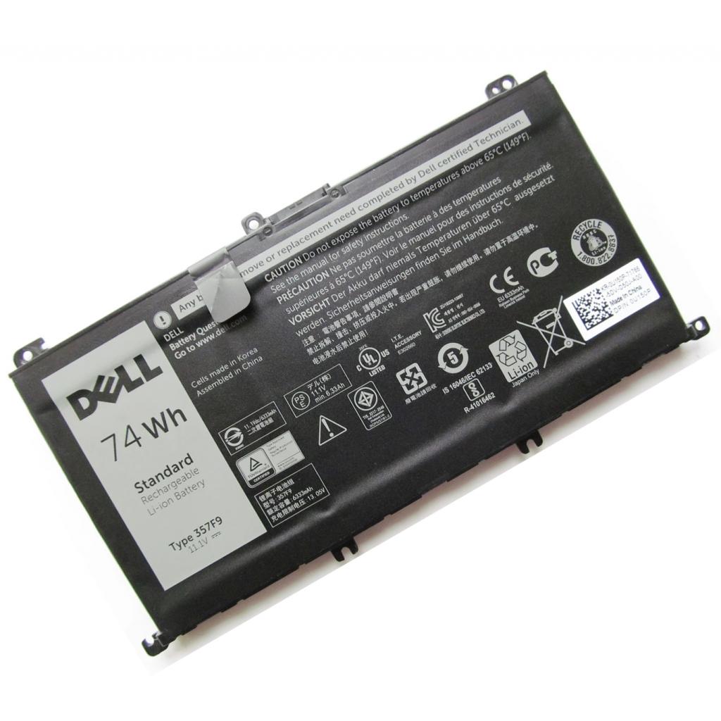 Акумулятор до ноутбука Dell Inspiron 15-7559 357F9, 74Wh (6333mAh), 6cell, 11.1V, Li-ion (A47442) - фото 2 Акумулятор до ноутбука Dell Inspiron 15-7559 357F9, 74Wh (6333mAh), 6cell, 11.1V, Li-ion (A47442) - фото 2
