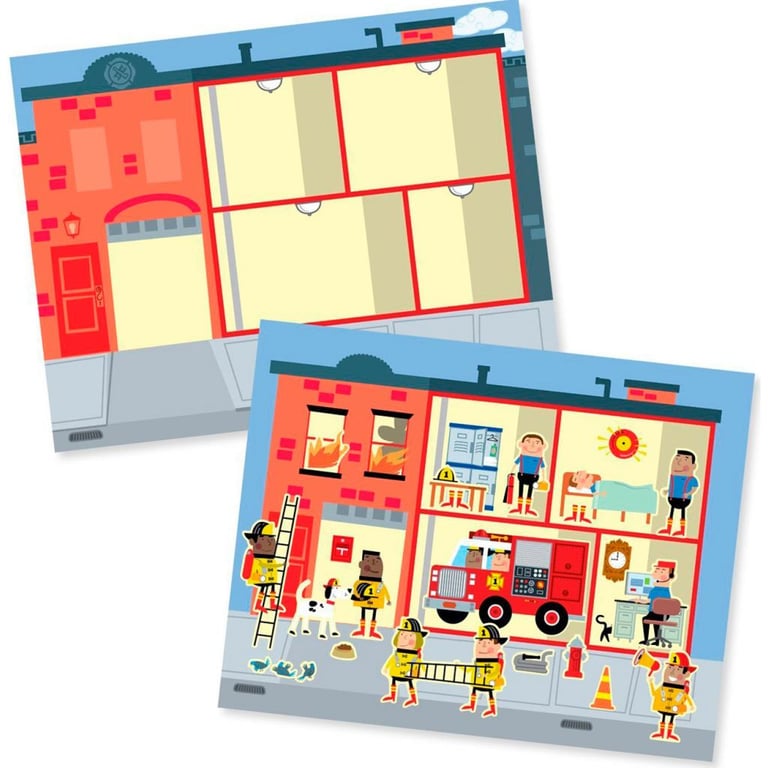 Набір для творчості Melissa&Doug Багаторазові наклейки Моє місто (MD19114) - фото 2