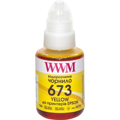 Чорнило WWM Epson L800 140г Yellow (E673Y) - фото 1