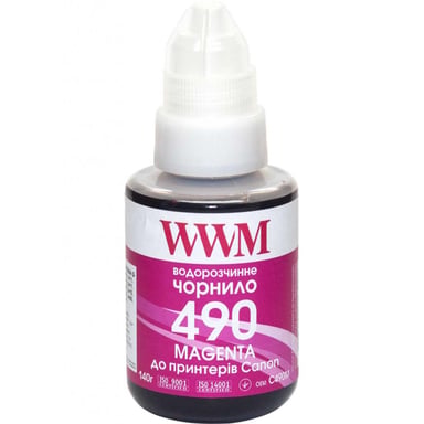 Чорнило WWM Canon GI-490, 140г Magenta (C490M) - фото 1