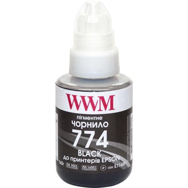 Чорнило WWM Epson M100/M200 140г Black Pigm. (E774BP) - фото 1