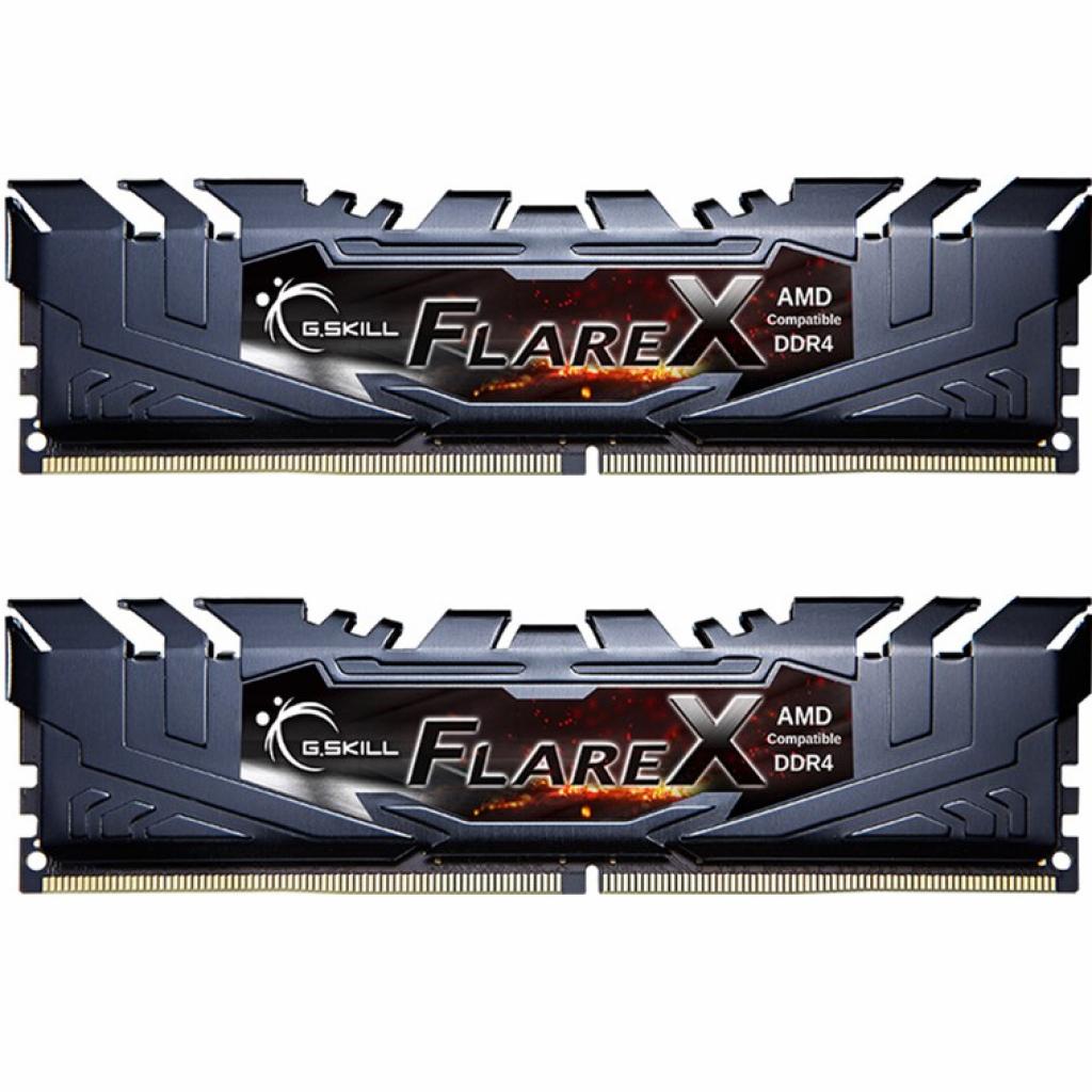 Модуль пам'яті для комп'ютера DDR4 16GB (2x8GB) 3200 MHz FlareX Black G.Skill (F4-3200C16D-16GFX) - фото 1