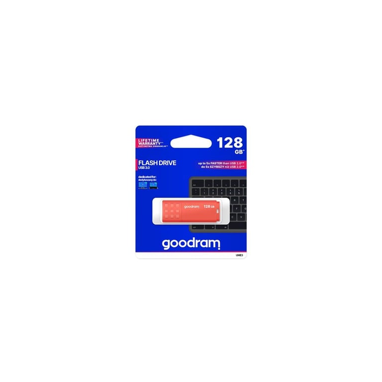 USB флеш накопичувач Goodram 16GB UME3 Orange USB 3.0 (UME3-0160O0R11) - фото 3