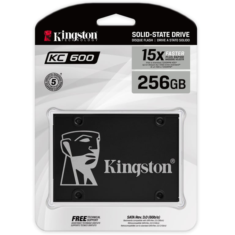 Накопичувач SSD 2.5" 256GB Kingston (SKC600/256G) - фото 3