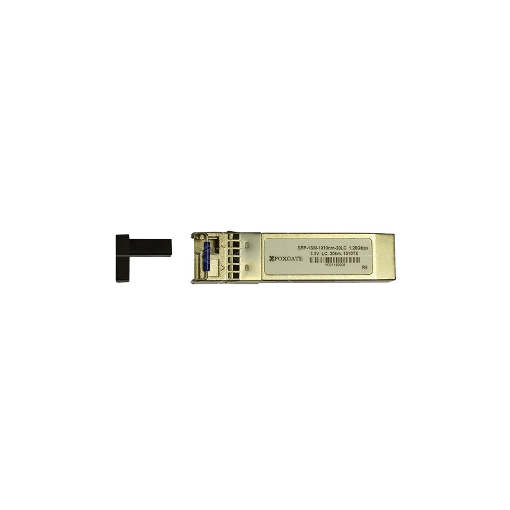 Модуль SFP FoxGate WDM, 1.0 G, 20 км, SC SM, TX1550 нм, DDM (SFPd-1SM-1550nm-20SC) - фото 2 Модуль SFP FoxGate WDM, 1.0 G, 20 км, SC SM, TX1550 нм, DDM (SFPd-1SM-1550nm-20SC) - фото 2