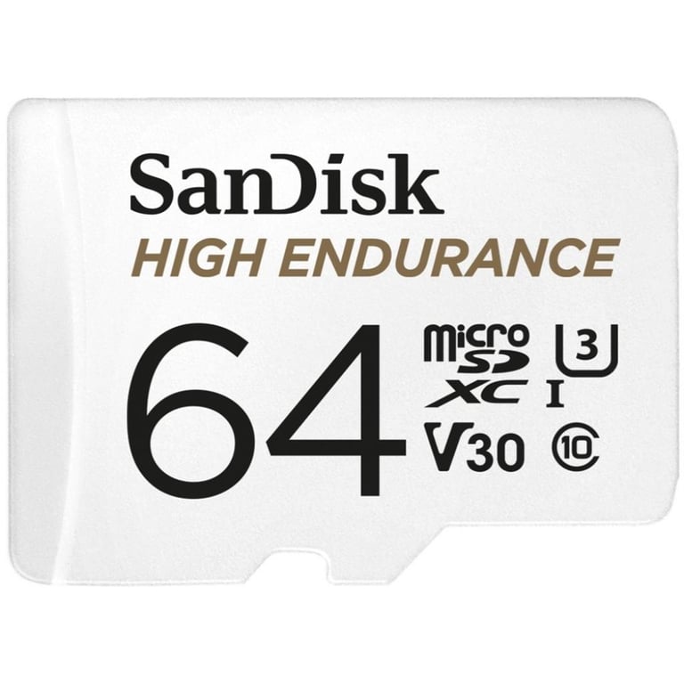Карта пам%27яті SanDisk 64GB microSDXC class 10 UHS-I U3 V30 High Endurance (SDSQQNR-064G-GN6IA)