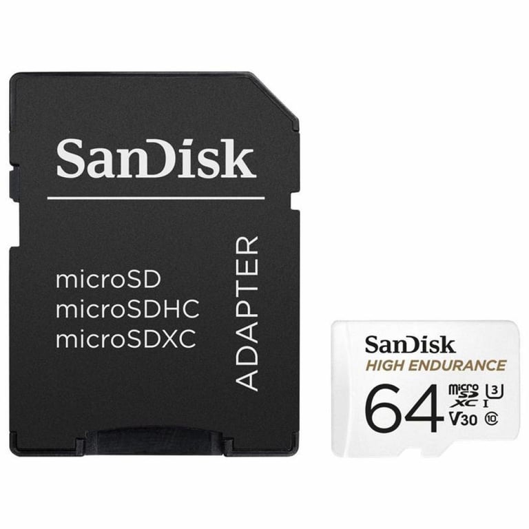 Карта пам'яті SanDisk 64GB microSDXC class 10 UHS-I U3 V30 High Endurance (SDSQQNR-064G-GN6IA) - фото 2