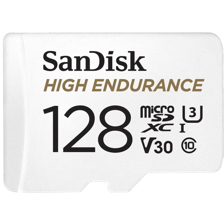 Карта пам'яті SanDisk 128GB microSDXC class 10 UHS-I U3 V30 High Endurance (SDSQQNR-128G-GN6IA) - фото 1