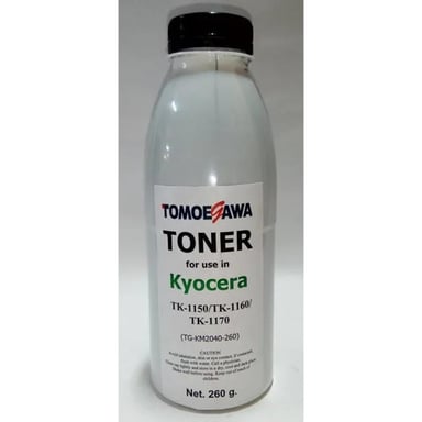 Тонер KYOCERA TK-1150/TK-1160/TK-1170, 260г Tomoegawa (TG-KM2040-260) - фото 1