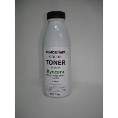 Тонер KYOCERA TK-5230 (35г) Cyan Tomoegawa (TG-KM5521C-35) - фото 1