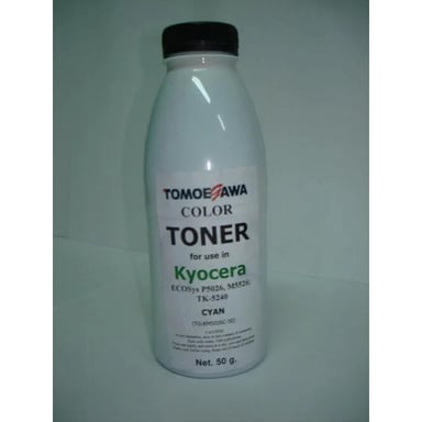 Тонер KYOCERA TK-5240 (50г) Cyan Tomoegawa (TG-KM5026C-50) - фото 1