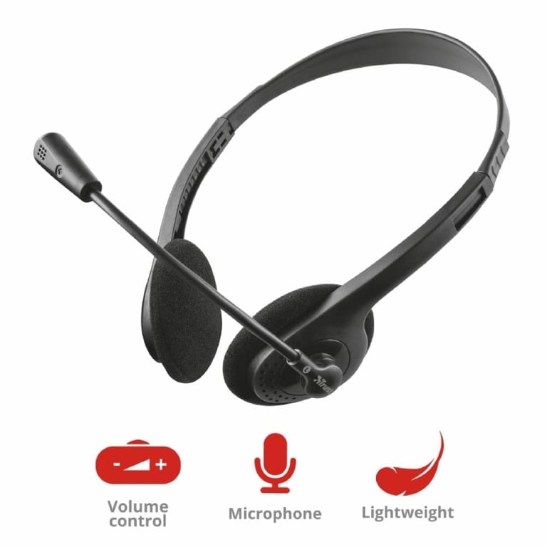 Навушники Trust Primo Chat 3.5mm BLACK (21665) - фото 6