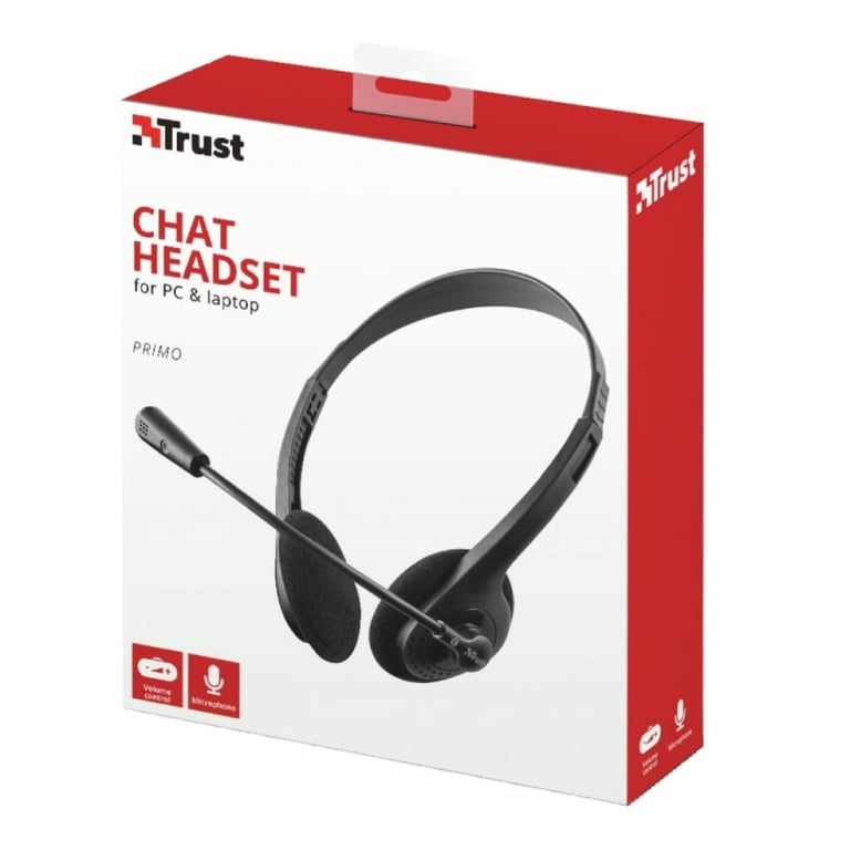 Навушники Trust Primo Chat 3.5mm BLACK (21665) - фото 7