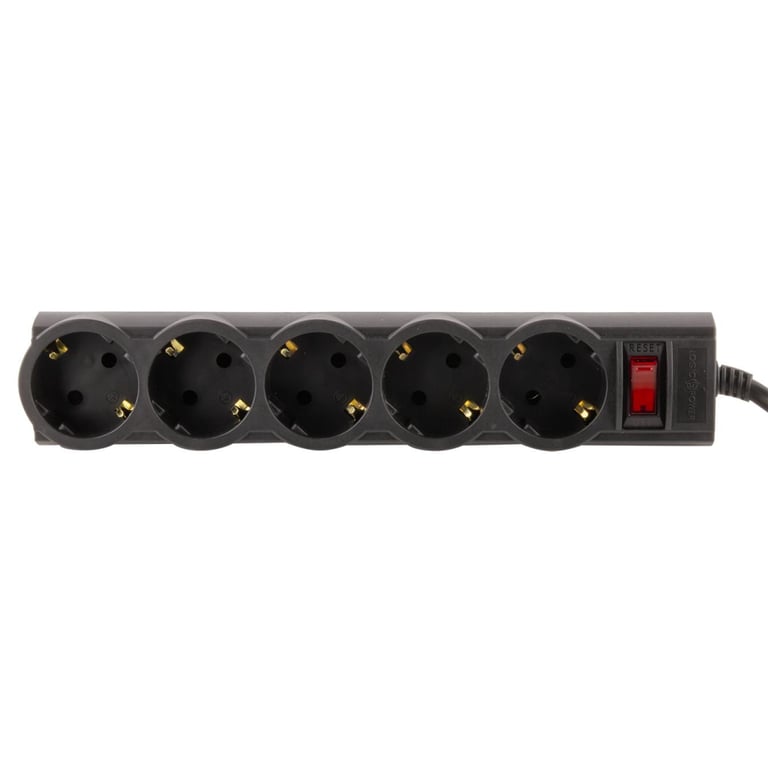 Мережевий фільтр живлення LogicPower LP-X5 PREMIUM, 3m black (9584) - фото 3