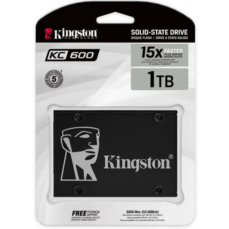 Накопичувач SSD 2.5" 1TB Kingston (SKC600/1024G) - фото 3