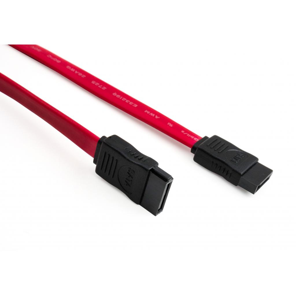 Кабель для передачі даних SATA 0.45m Vinga (VCPSATA45) - фото 1 Кабель для передачі даних SATA 0.45m Vinga (VCPSATA45) - фото 1